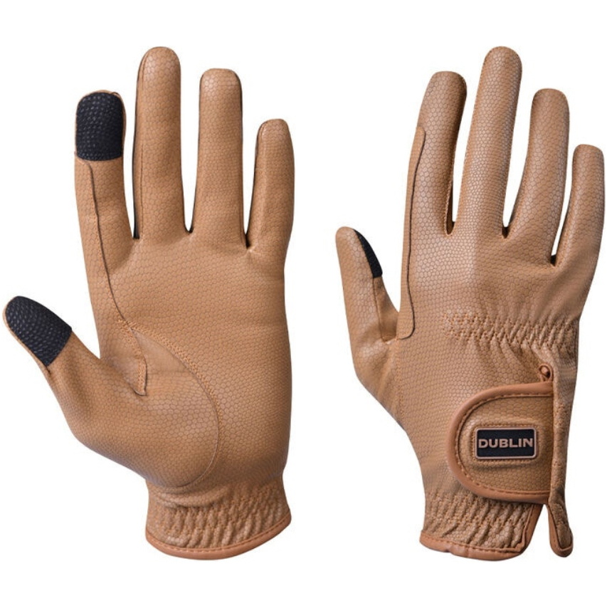2025 Dublin Täglich Reiten Handschuhe 1003035 - Caramel
